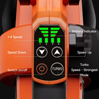 AIVOLT 40V Akkumulátoros Lombszívó és Fúvó 257 km/h Szívóerővel 3