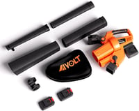 AIVOLT 40V Akkumulátoros Lombszívó és Fúvó 257 km/h Szívóerővel 8