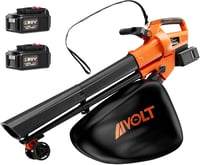 AIVOLT 40V akkumulátoros lombszívó és fúvó 8000mAh 40L gyűjtőtáskával 1