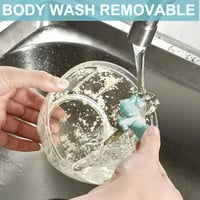 Tocător manual de ceapă AIWMQYYF 520 ml, Mărunțitor manual de legume cu râșniță pentru usturoi și ceapă, cu tel, Albastru 8