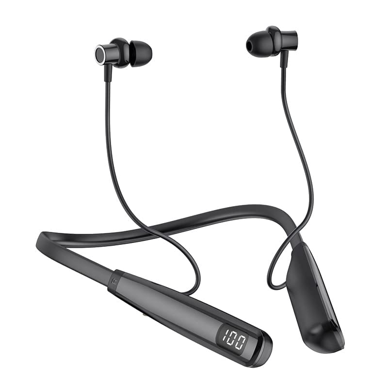 AIYIBEN Y10 Bluetooth 5.2 slúchadlá na krk s mikrofónom, 100-hodinová výdrž batérie, LED indikátor nabíjania, bezdrôtové in-ear slúchadlá s potlačením hluku na behanie