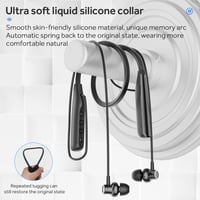 AIYIBEN Y10 Bluetooth 5.2 slúchadlá na krk s mikrofónom, 100-hodinová výdrž batérie, LED indikátor nabíjania, bezdrôtové in-ear slúchadlá s potlačením hluku na behanie 9