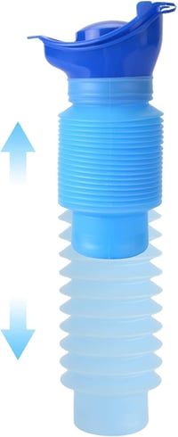 AIYONG 750ml Összecsukható Hordozható Vizelettartály Utazáshoz Autóhoz Kempinghez - Blue 5
