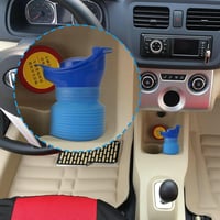 AIYONG 750ml Összecsukható Hordozható Vizelettartály Utazáshoz Autóhoz Kempinghez - Blue 3