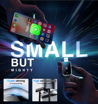AIZEO Bežični CarPlay Adapter - Brzi prijelaz s žičanog na bežični CarPlay, Plug and Play, Kompatibilan s iPhone iOS 10+ 2