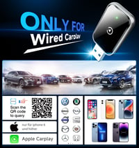 AIZEO Bežični CarPlay Adapter - Brzi prijelaz s žičanog na bežični CarPlay, Plug and Play, Kompatibilan s iPhone iOS 10+ 7