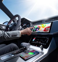 AIZEO Bežični CarPlay Adapter - Brzi prijelaz s žičanog na bežični CarPlay, Plug and Play, Kompatibilan s iPhone iOS 10+ 8