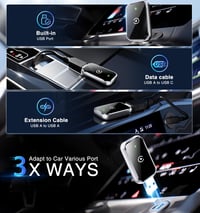AIZEO Bežični CarPlay Adapter - Brzi prijelaz s žičanog na bežični CarPlay, Plug and Play, Kompatibilan s iPhone iOS 10+ 6