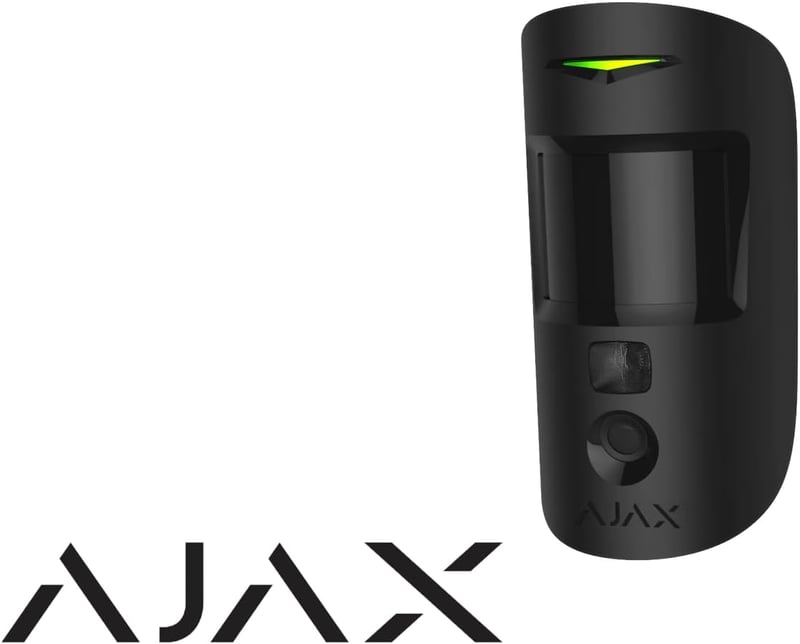 AJAX AJ-MOTIONCAM-B Mozgásérzékelő Kamera Fekete Riasztásmonitor