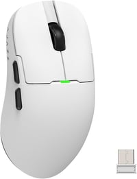 AJAZZ AJ159 Szuperkönyű Vezeték Nélküli Gamer Egér, 56g, PixArt PAW3395 Szenzor, 26000 DPI, 200 Órás Akkumulátor, 6 Programozható Gomb, PC/M 1
