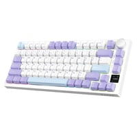 AJAZZ AK820PRO 75% TKL Mechanikus Gamer Billentyűzet - Vezeték Nélküli/Bluetooth/USB-C, RGB Háttérvilágítás, TFT Kijelző, Hotswap 1
