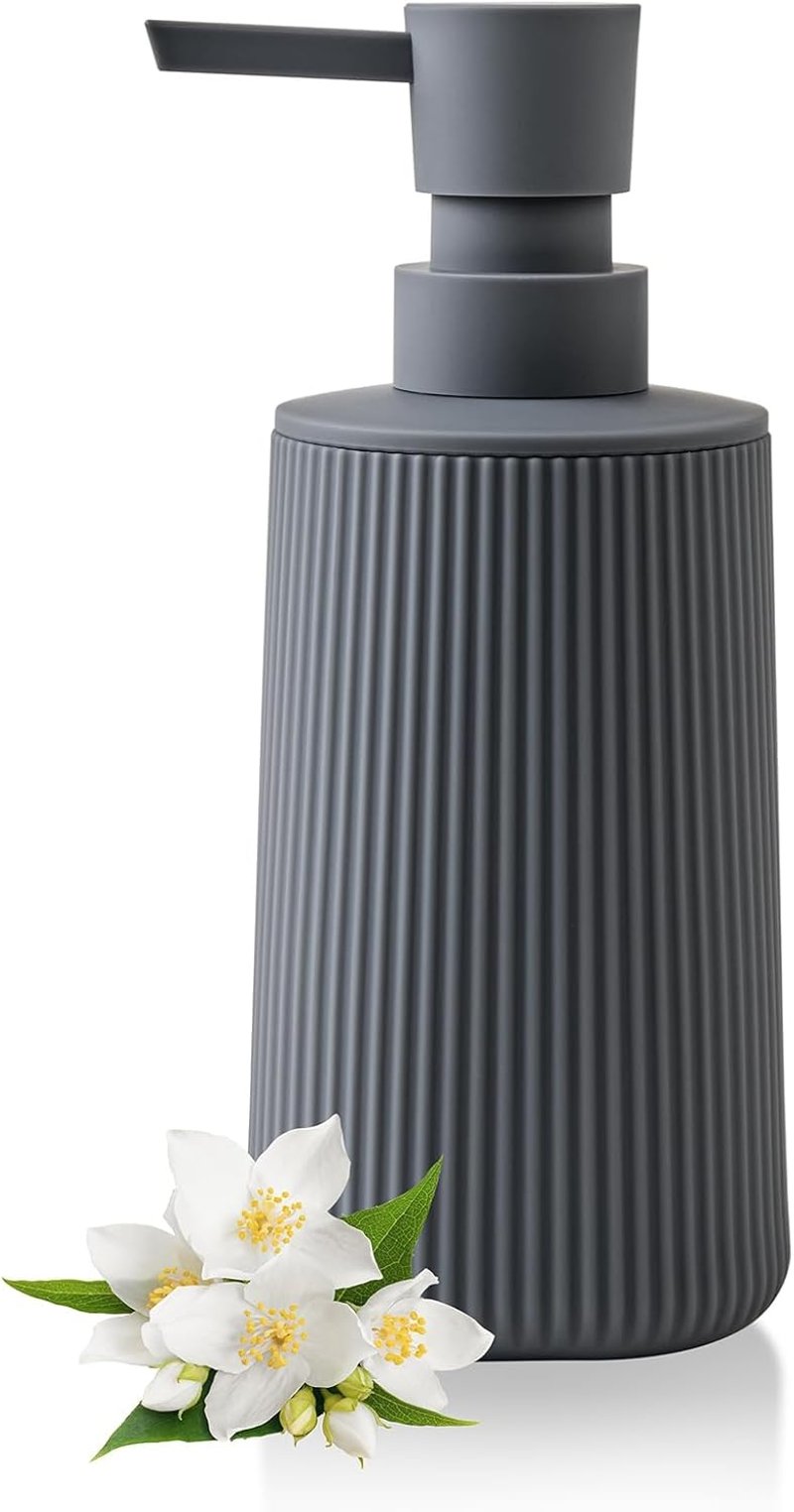 AJEUNGAIN Modern Szappanadagoló Szürke Műanyag Konyhai Fürdőszobai Pumpás Diszpenzser - Flüssigpumpe, Grey