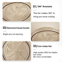 Stropný ventilátor so svetlom AJZXQM 75W LED, rotácia 360°, čierny, s diaľkovým ovládaním a ovládaním cez aplikáciu, tichý, reverzibilný, 6 rýchlostí 6