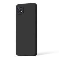 Husă din silicon pentru Samsung Galaxy A22 5G, protecție antisoc cu interior din microfibră, 6,6 inchi, negru 1
