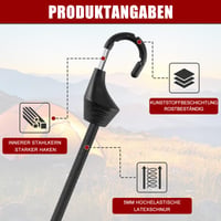 Akicderu gumové laná s hákmi, 12 ks silných expandérov s hákmi, čierne, 10 cm, robustné upínacie gumy, univerzálne elastické popruhy 5