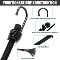 Akicderu Rugalmas Spanní Szett 20db Horogos Gumiszalag 30cm Csomagoláshoz - 20pcs 30cm 3