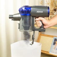 Akumulátorový vysávač Akitas V8 3 v 1, ručný a tyčový, 22,2 V, 150 W, s nabíjateľnou lítiovou batériou, na podlahy, koberce a zvieracie chlpy, 0,8 l 8