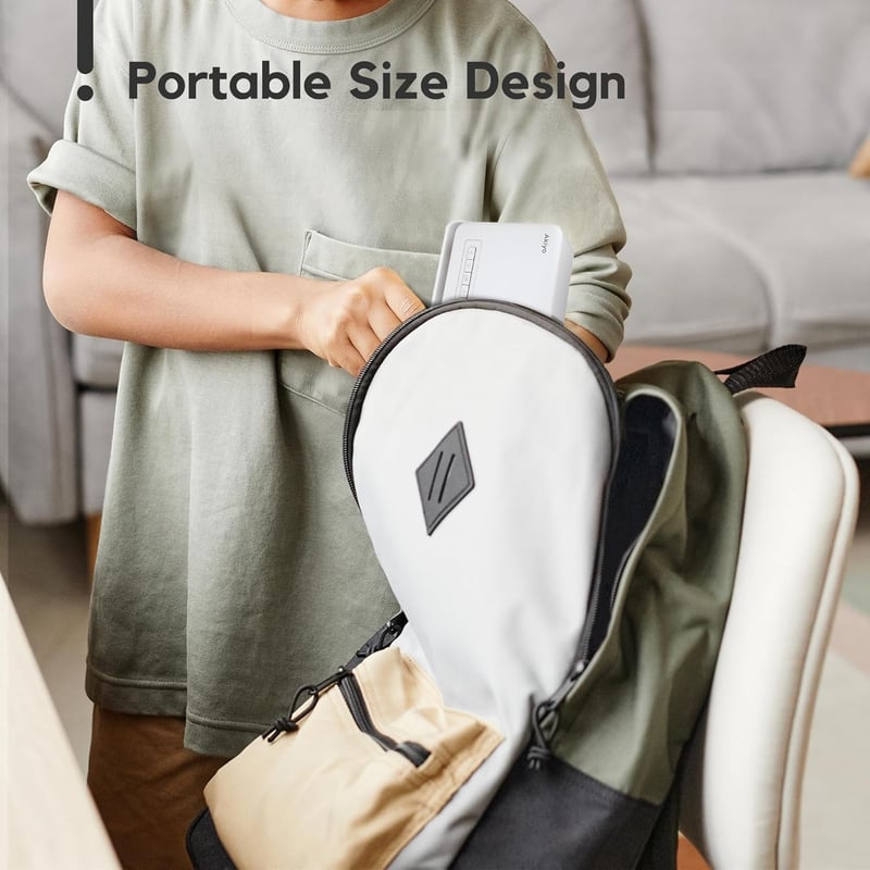 AKIYO O1 Hordozható Mini Projektor 720P Natív/1080P Támogatással, 120" Vetítés, Zoom Funkcióval, HDMI/USB Csatlakozás, Okostelefonnal Kompat