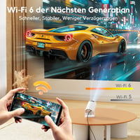 AKIYO O2 Mini Projektor 1080P Android 11 WiFi 6 Bluetooth 5.2 Otthoni Vetítő 8