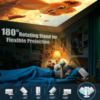 AKIYO O2 Mini Projektor 1080P Android 11 WiFi 6 Bluetooth 5.2 Otthoni Vetítő 5