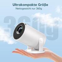 AKIYO O2 Mini Projektor 1080P Android 11 WiFi 6 Bluetooth 5.2 Otthoni Vetítő 7