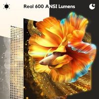 AKIYO O9 Okos Projektor Full HD 1080P Natív Felbontással, Netflix Hivatalos, Autofókusz, 50% Zoom, WiFi, Kétirányú Bluetooth 5.2, Hordozható 5