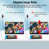 Akntzcs 16 Colos Hordozható Monitor 1920x1200 IPS Érintőképernyővel - USB-C Csatlakozás PC, Laptop, Telefon, Raspberry Pi Kompatibilis, Beép 4