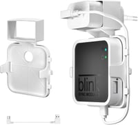 Akoemxeeo Fali Tartó Blink Sync Module 2-höz - Fehér Műanyag Rögzítő USB Kábellel, Blink Kamera Rendszerhez, Fúrás Nélkül Telepíthető 1