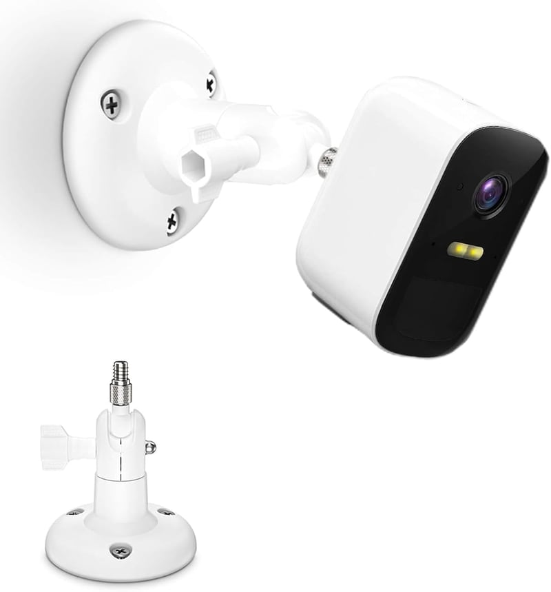 Akoemxeeo Fali Tartó eufyCam 2C/3/S300/S3 Pro, SoloCam, Tapo TP-Link C425 és 1/4" Csavaros Kamerákhoz - 360° Forgatható Konzol
