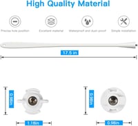 Akoemxeeo Rugalmas Babaőrző Kamera Tartó - HelloBaby HB40/HB65/HB66/HB248, Blemil BL9052/BL9064, VTimes VT302 Modellekhez - Biztonságos Szil 5