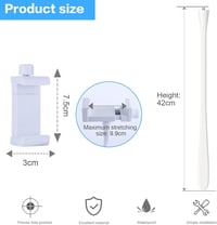 Akoemxeeo Univerzális Babaőrző Tartó - Kompatibilis Philips Avent, GHB, Momcozy, ieGeek, Boifun Készülékekkel és Mobiltelefonokkal, Szilikon 3