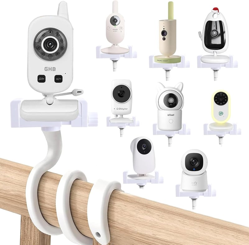Akoemxeeo Univerzális Babaőrző Tartó - Kompatibilis Philips Avent, GHB, Momcozy, ieGeek, Boifun Készülékekkel és Mobiltelefonokkal, Szilikon