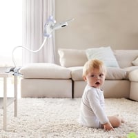 Akoemxeeo Univerzális Babaőrző Tartó - Kompatibilis Philips Avent, GHB, Momcozy, ieGeek, Boifun Készülékekkel - Állítható Kameraállvány Kisá 5