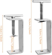 AKOLAFE 8 db C-satu préscsipesz 30 mm 304 rozsdamentes acél, csavaros szorító 0-25 mm faipari hegesztéshez 3