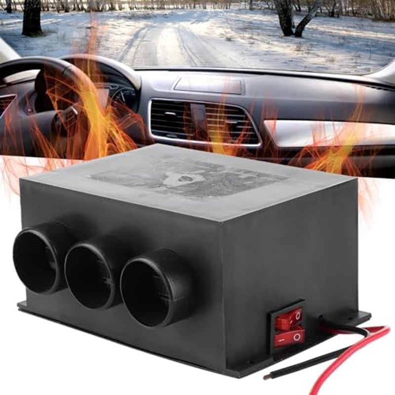 Akozon 12V 600W Autófűtő Szélvédő Páramentesítő Univerzális Autóhőzés