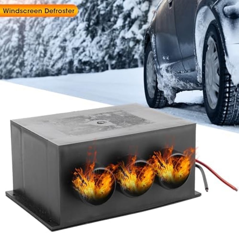 Akozon 12V 600W Autófűtő Szélvédő Páramentesítő Univerzális Autóhőzés