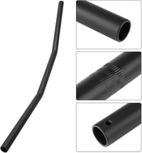 Akozon 22mm Motorkerékpár Kormány Fekete Drag Bar Egyenes Vezetőcsövet 5