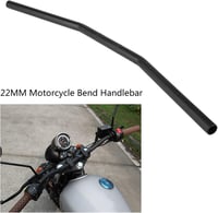 Akozon 22mm Motorkerékpár Kormány Fekete Drag Bar Egyenes Vezetőcsövet 8