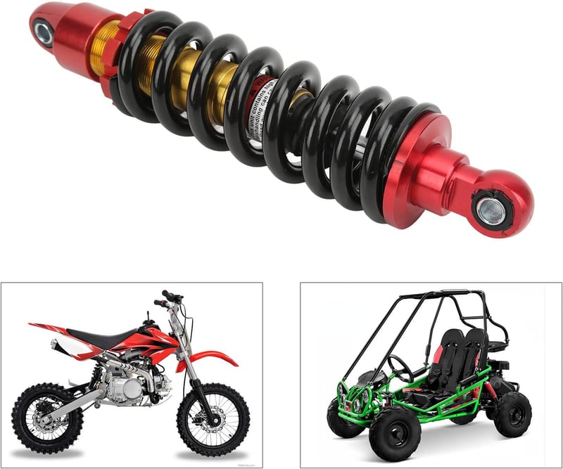Akozon 295 mm Univerzális Lengéscsillapító Motorkerékpárhoz, ATV-hez, Tereprobogóhoz - Alumínium-Acél Hátsó Rugóstag