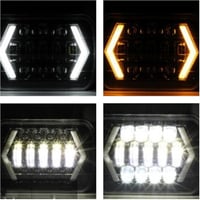 Akozon 300W LED Első Fényszóró - 7 Hüvelykes Négyzet Alakú Vízálló Autólámpa Cherokee XJ, MR2, Celica és 240SX Modellekhez 4