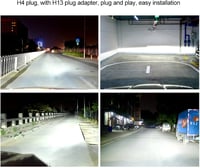 Akozon 300W LED Első Fényszóró - 7 Hüvelykes Négyzet Alakú Vízálló Autólámpa Cherokee XJ, MR2, Celica és 240SX Modellekhez 3