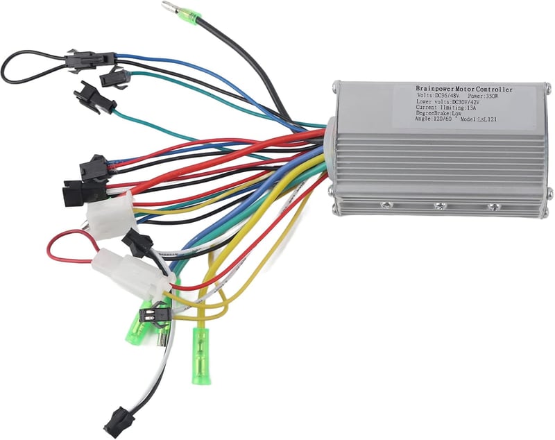 Akozon 350W Brushless Motor Controller 36V/48V Go Kart Elektromos Kerékpár Robogó