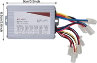 Controler motor cu perii DC Akozon 36 V 800 W, variator de turație pentru tricicletă sau scuter electric 8