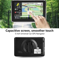Akozon 508 univerzális autós GPS navigáció érintőképernyővel, európai térkép, MP3, FM - 5 hüvelykes 7