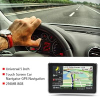 Akozon 508 univerzális autós GPS navigáció érintőképernyővel, európai térkép, MP3, FM - 5 hüvelykes 3