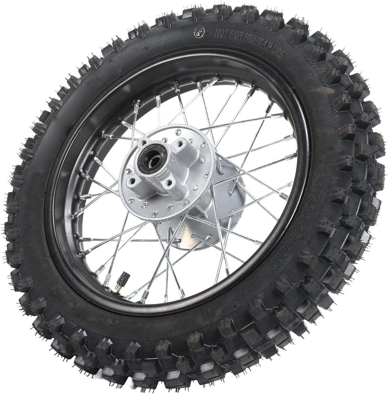 Akozon 80/100-12 Quad ATV Gumabroncs Dirtbike Kerék Univerzális Fit