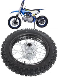 Akozon 80/100-12 Quad ATV Gumabroncs Dirtbike Kerék Univerzális Fit 2