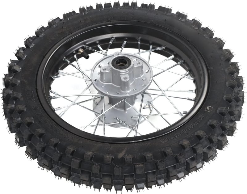 Akozon 80/100-12 Quad ATV Gumabroncs Dirtbike Kerék Univerzális Fit