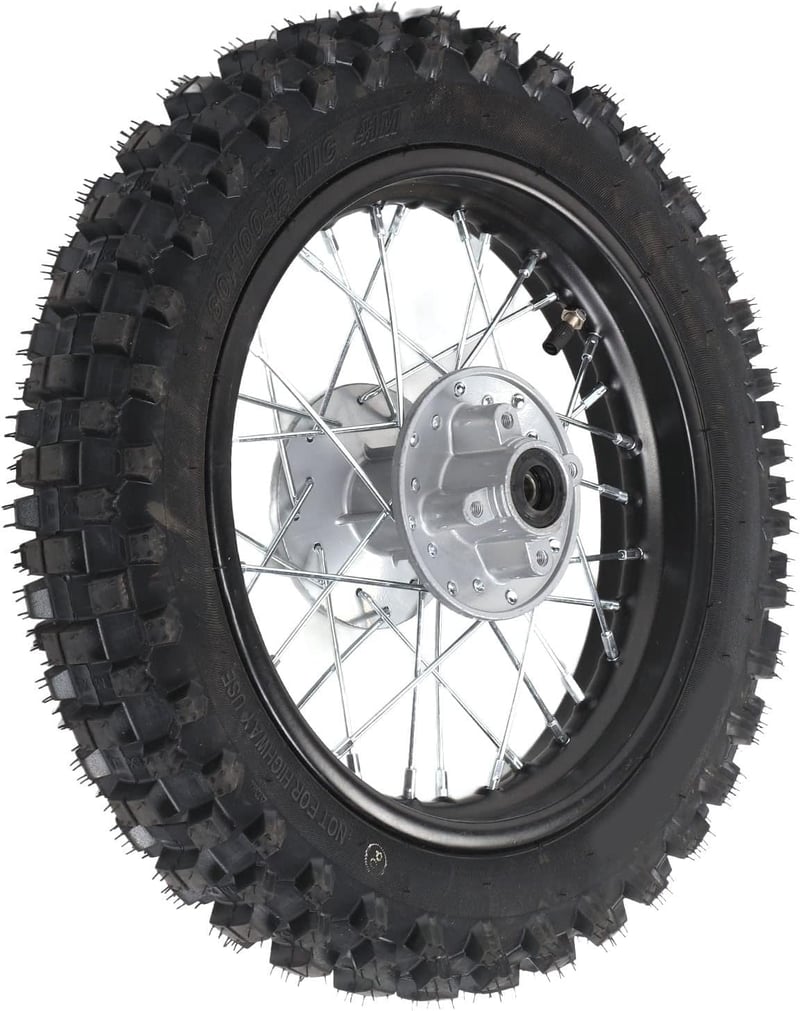 Akozon 80/100-12 Quad ATV Gumabroncs Dirtbike Kerék Univerzális Fit