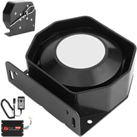 Akozon Autó Sziréna 200W 130dB - Vízálló ABS Autókürt Riasztó Hangjelző - Univerzális Autóriasztó Hangszóró 5